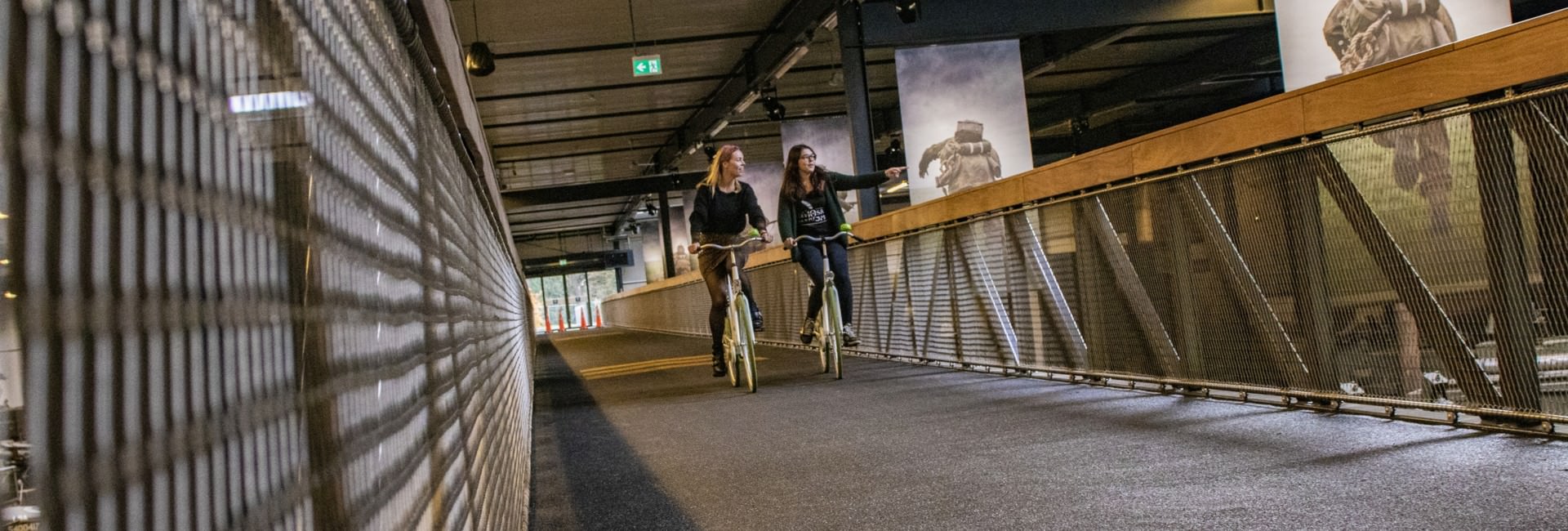 oorlogsmuseum -  Fahrradbrücke