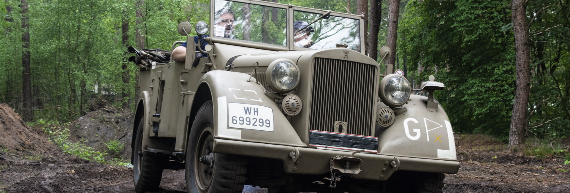 oorlogsmuseum - Meerijden tijdens Militracks