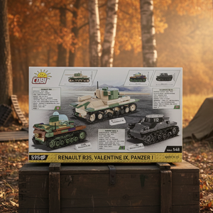 COBI Renault R35, Valentine IX, Panzer I